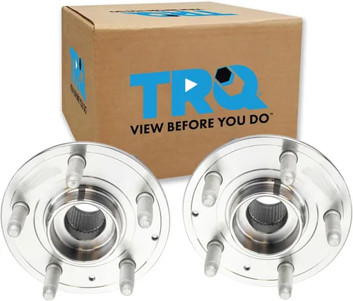 Vista 104 de TRQ Juego de 2 rodamientos de rueda delantera y conjunto de cubo compatible con Tesla 3 2020 Y 2018-2019 para Tesla 3 2020 Tesla Y AWD 2018-2019