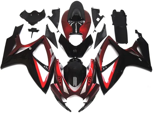 Vista 23 de Kit de Carenado Verde Militar de Inyección ABS Apto para 2006 2007 Suzuki GSXR600 GSXR750 K6 06 07 GSX-R600 GSX-R750 2006-2007 Conjunto
