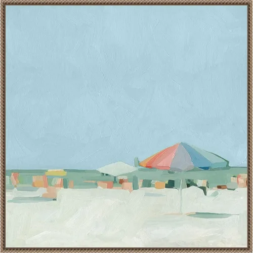 Vista 17 de Amanti Art Lienzo enmarcado para pared, 16 x 16 pulgadas, paleta de verano II por Emma Scarvey, lienzo enmarcado para pared, obras de arte