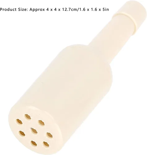 Vista 2 de Pelador de verduras para cocina, peladores de frutas en forma de botella para manzanas, zanahorias y papas, herramienta de pelado de cocina (beige)