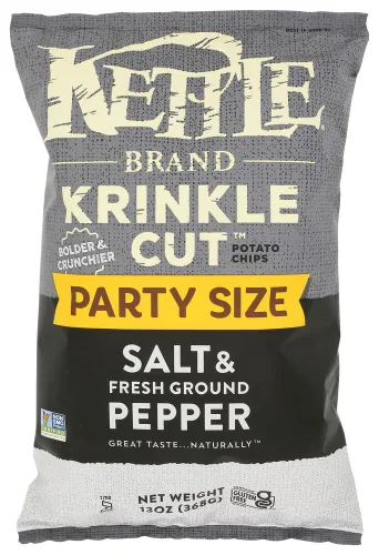 Vista 57 de Kettle Brand Papas Fritas, Backyard Barbeque Kettle Chips, Bolsa de Aperitivos, 1.5 Oz