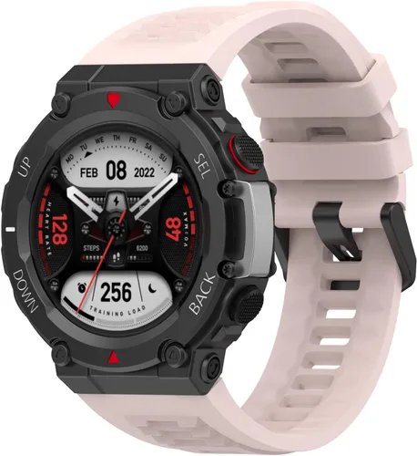 Vista 7 de FitTurn Bandas compatibles con Amazon T-Rex 2 SmartWatch – Correa deportiva ajustable de silicona de repuesto para hombre y mujer y herramientas