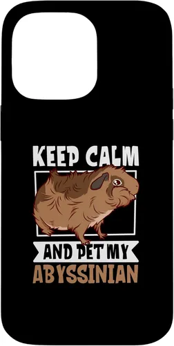 Vista 21 de iPhone 16 Pet my Abyssinian Guinea Pig Case
