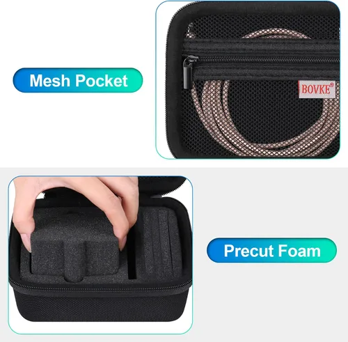 Vista 3 de BOVKE Funda de transporte compatible con Yoto Mini edición 2024 reproductor de audio y música para niños, bolsa de almacenamiento para altavoces