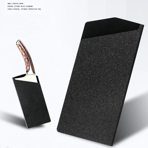 Vista 7 de Protector de borde de cuchillo, cubierta ancha para cuchillo de carne, funda para cuchillo de carnicero, funda para cuchillo de chef de carnicero