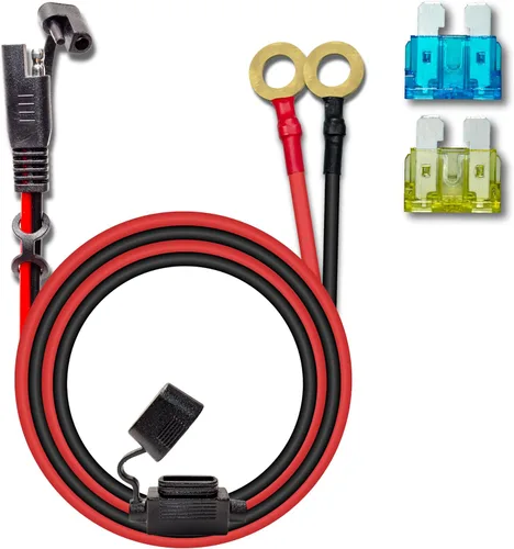 Vista 10 de BFXM Cable de Carga 10AWG 3.05MT, Arnés de Desconexión Rápida de Terminal de Junta Tórica SAE, Cables de Extensión de Conectores SAE de 2 Pines