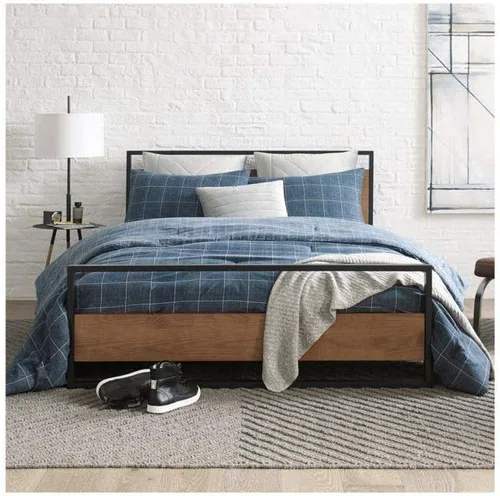 Vista 2 de Kenneth Cole New York - Juego de funda de edredón tamaño individual, ropa de cama reversible de algodón con funda a juego, decoración moderna