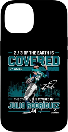Vista 4 de Funda para iPhone 16 Julio Rodríguez Seattle MLBPA