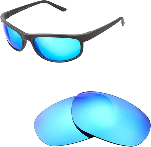 Vista 3 de Walleva Lentes de repuesto para lentes de sol Ray-Ban RB2027 de 2.441in, múltiples opciones disponibles