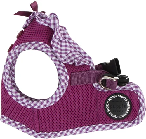 Vista 5 de Puppia Vivien - Arnés tipo chaleco para perro, apto para todas las estaciones, de malla, lindo, sin tirones, sin estrangulamiento, para Pequeño