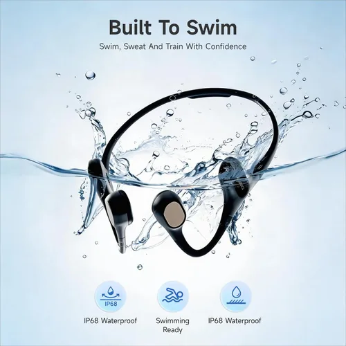 Vista 11 de dreame Aqua Plus Auriculares de conducción ósea, auriculares de oreja