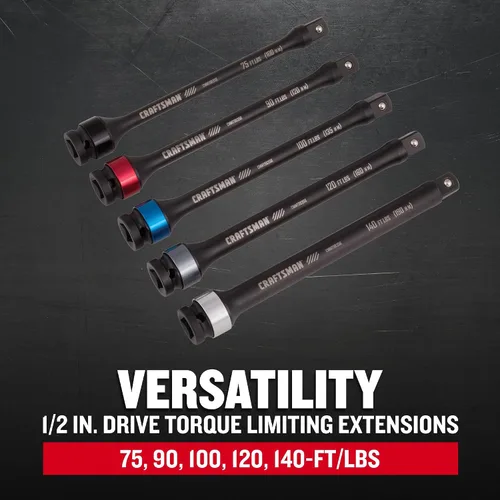 Vista 2 de CRAFTSMAN Extensión de par, automoción, juego de 5 piezas (CMMT98356)