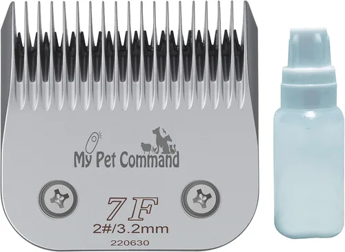 Vista 6 de My Pet Command MPC15DS - Cuchillas de repuesto con aceite lubricante para cortadora de mascotas inalámbrica #3F Replacement or Additional