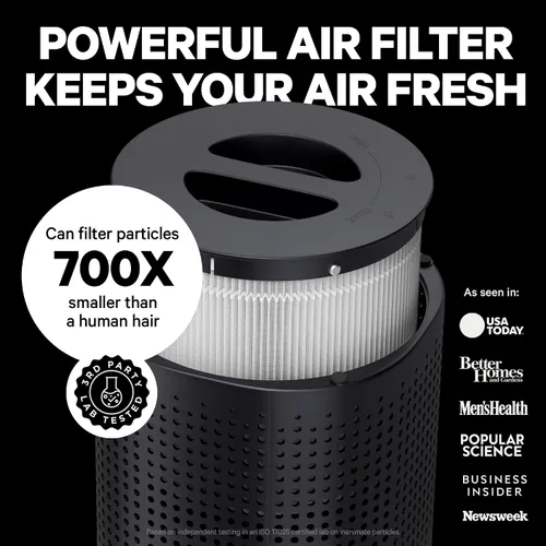 Vista 3 de PuroAir Purificadores de aire HEPA para habitaciones grandes del hogar, paquete para todo el hogar cubre 3,000 pies cuadrados, filtra hasta el 99.9%