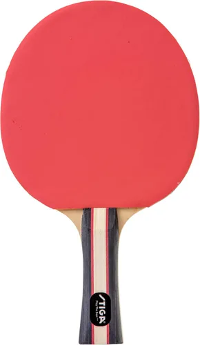 Vista 8 de STIGA Performance 2 or 4 Player Table Tennis Set – USATT Approved Rackets and 3-Star Balls – 5-Ply Blade & Flared Handle – Perfect for Skill