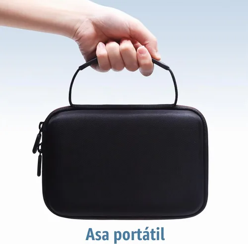 Vista 6 de Estuche LTGEM para Plumero de Aire Compatible con WOLFBOX MF100 / MF200 Plumero de Aire Eléctrico y Plumeros de Aire Comprimido, Negro (Solo Estuche)