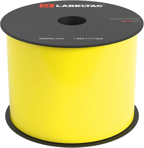 Vista 40 de Suministro de etiquetas LT4/LT4P/LTPX 0.5" x 150' Negro Print Long-Lasting Labels on Durable Water & Chemical Resistant Vinyl - Ideal for a Wide