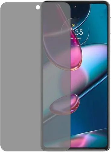 Vista 3 de Paquete de 2 protectores de pantalla de vidrio templado antiespía para Motorola Moto Edge Plus 2022