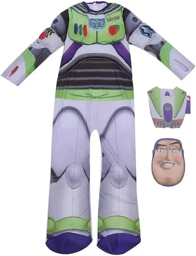 Vista 3 de Disfraz de cosplay de Buzz Lightyear para niños disfraz de cosplay de Halloween