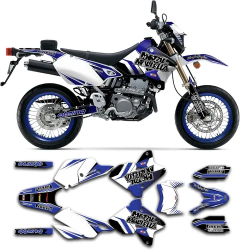 Vista 44 de Kit de calcomanías personalizadas para Suzuki DRZ400 E / DRZ400 Enduro / DRZ400E / DR-Z400E / DRZ400 EN 1999-2024, SZDRSE9919003-KO