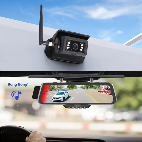 Vista 3 de Haloview Byte Tango BT16-V1 1080P Espejo Dashcam & Sistema de Cámara