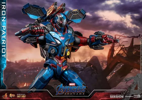 Vista 6 de Obra maestra de la película DIECAST Avengers: End Game, figura a escala 1/6, Iron Patriot