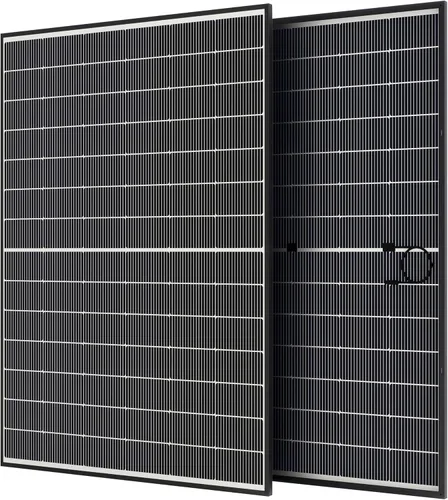 Vista 12 de Panel solar bifacial de 200 W, panel solar monocristalino tipo N 16BB, 25% de alta eficiencia, IP65 impermeable, para casa rodante, barco, sistema