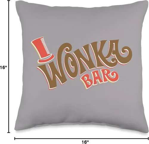 Vista 4 de Willy Wonka Chocolate Factory Wonka - Cojín para barra (16.0 x 16.0 in), multicolor