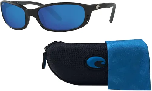 Vista 3 de Costa Brine 6S9017 Oval Sunglasses for Men + BUNDLE with Designer iWear Complimentary Eyewear Care Kit