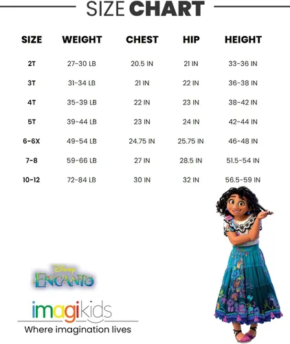 Vista 7 de Disney Encanto Mirabel - Conjunto de sudadera y pantalones para niñas pequeñas y grandes