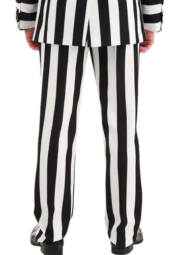 Vista 3 de Pantalones de Traje Rayados de Beetlejuice para Hombre Multicolor