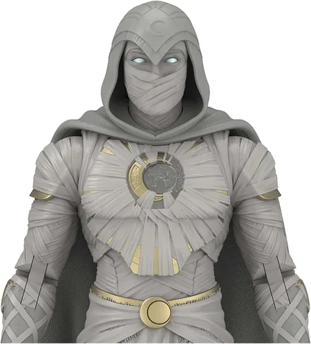 Vista 5 de Marvel Legends Series Disney Plus Moon Knight MCU Series Figura de Acción de 6 Pulgadas Juguete Coleccionable, Incluye 4 Accesorios