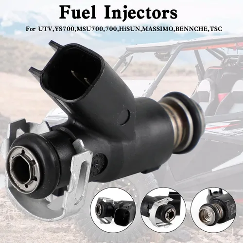Vista 3 de 1 inyectores de combustible aptos para UTV, YS700, MSU700, 700, HiSUN, MASSIMO, BENNCHE, TSC, el inyector de combustible reemplaza 16400-007C-0000