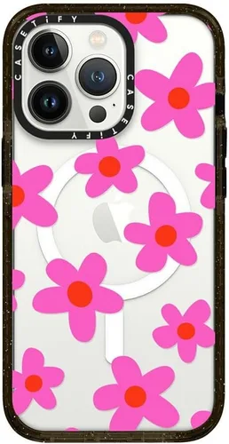 Vista 77 de CASETiFY Funda Impact para iPhone 13 [Protección contra caídas de grado militar 4X de 8.2 pies/Compatible con Magsafe] - #1 Mom - Transparente