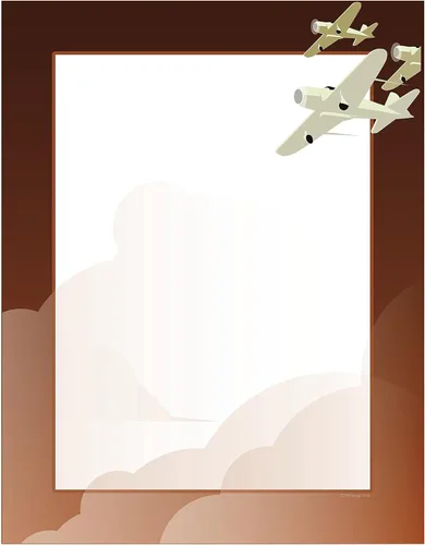 Vista 2 de Papel para impresora láser y de inyección de tinta con membrete de la Fuerza Aérea (paquete de 25)