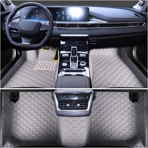 Vista 16 de Tapete para piso de automóvil hecho a medida para el 96% de los modelos de automóvil, cobertura completa, protección interior, impermeable, Beige