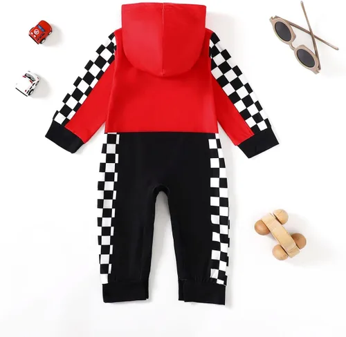 Vista 3 de Disfraz de Halloween para niño recién nacido, disfraz de Halloween, uniforme con capucha
