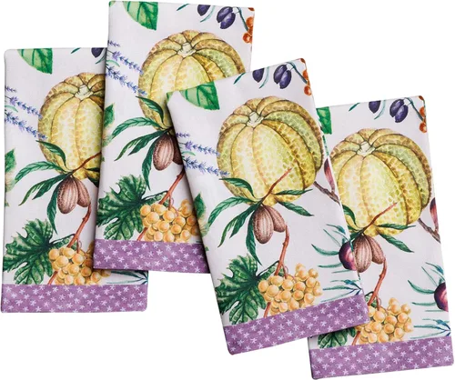 Vista 43 de Maison d' Hermine Juego de 4 servilletas de tela 100% algodón, suaves y duraderas, servilletas cuadradas reutilizables para uso diario, lavables