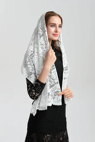 Vista 3 de Mantilla Veil Catholic Mantilla V25 - Velo ortodoxo