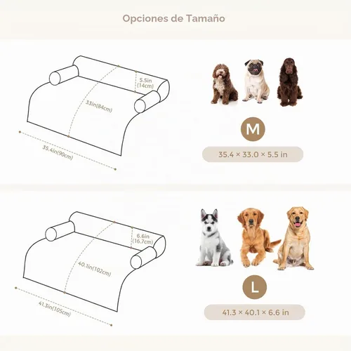 Vista 5 de Avont - Alfombra para Cama de Perro para Sofá, Sobrecama Cálida y Esponjosa para Sofá, Protector de Muebles con Funda Extraíble Lavable para Perros