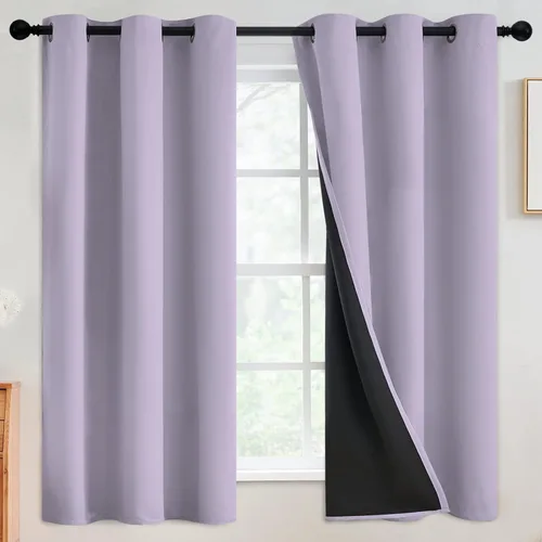 Vista 164 de SimpleHome - Cortinas opacas 100% para recámara, cortinas de ventana con ojales beige, con aislamiento térmico, cortinas de oscurecimiento