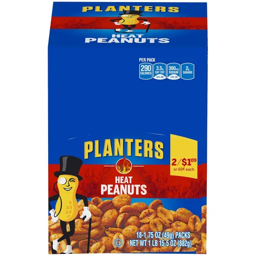 Vista 2 de Planters, Tubo de calor de cacahuetes, 1.75 onzas