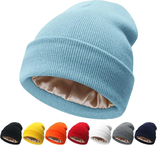 Vista 19 de NPQQUAN Unisex Beanie Hats for Men Women Winter Knit Beanies
