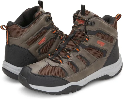 Vista 8 de Khombu Botas de senderismo impermeables Windrip para hombre, diseño resistente y robusto