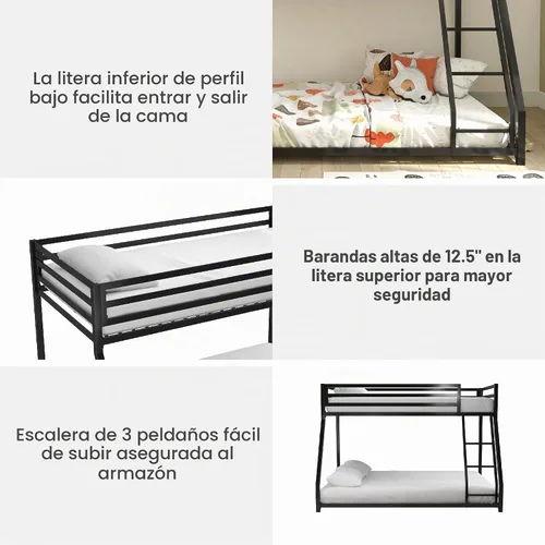 Vista 3 de DHP - Litera Miles, color azul, modelo 4306619