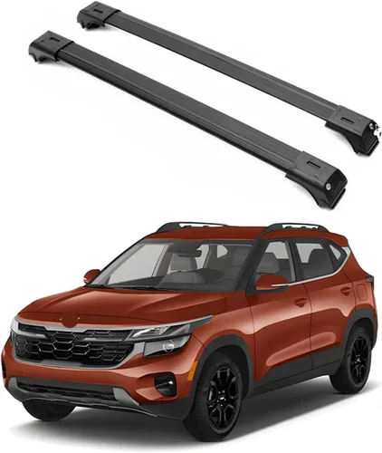 Vista 13 de ERKUL Barras transversales de techo de 220 libras para Audi Q7 2016-2026 Barras transversales de aluminio con bloqueo antirrobo para techo Negro
