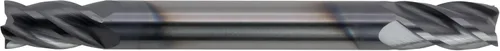 Vista 2 de Fresa de doble extremo de carburo CME, 1/2" x 1" x 3", 4 Fl, 5 piezas