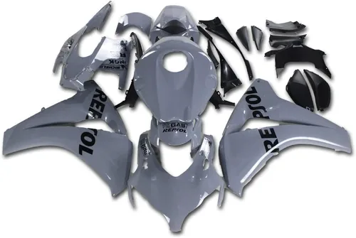 Vista 19 de Carenado negro brillante apto para Honda 2008 2009 2010 2011 CBR1000RR CBR 1000RR nueva inyección ABS plásticos carrocería kit cuerpo trabajo 08 09