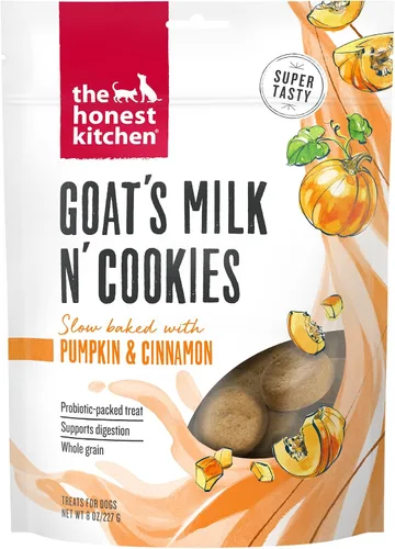 Vista 9 de The Honest Kitchen Galletas y Leche de Leche de Cabra: Lentamente Horneadas con Arándanos y Vainilla, Bolsa de 8 onzas