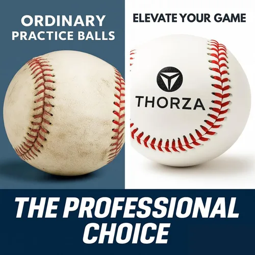Vista 5 de Thorza Weighted Baseballs for Throwing - Training Balls to Help Increase Pitch Velocity